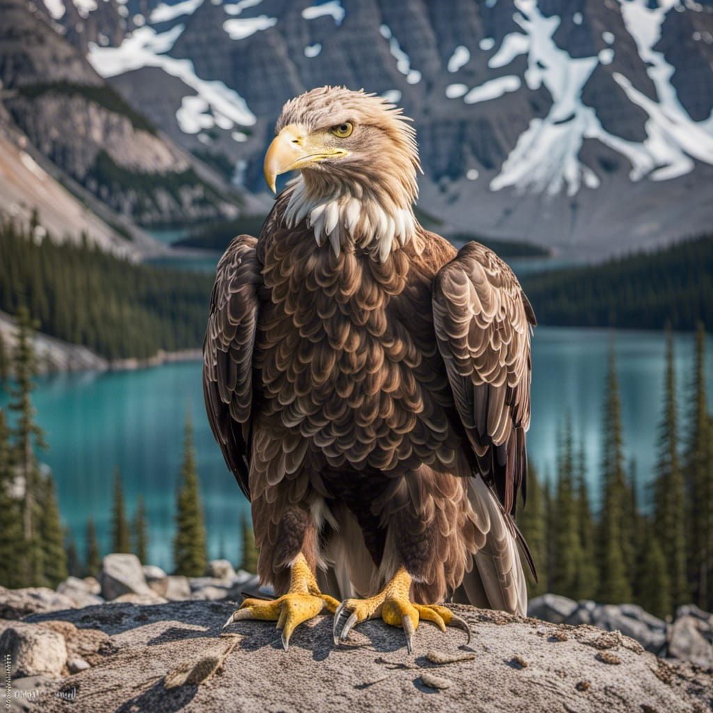 Portrait of the White-tailed Eagle