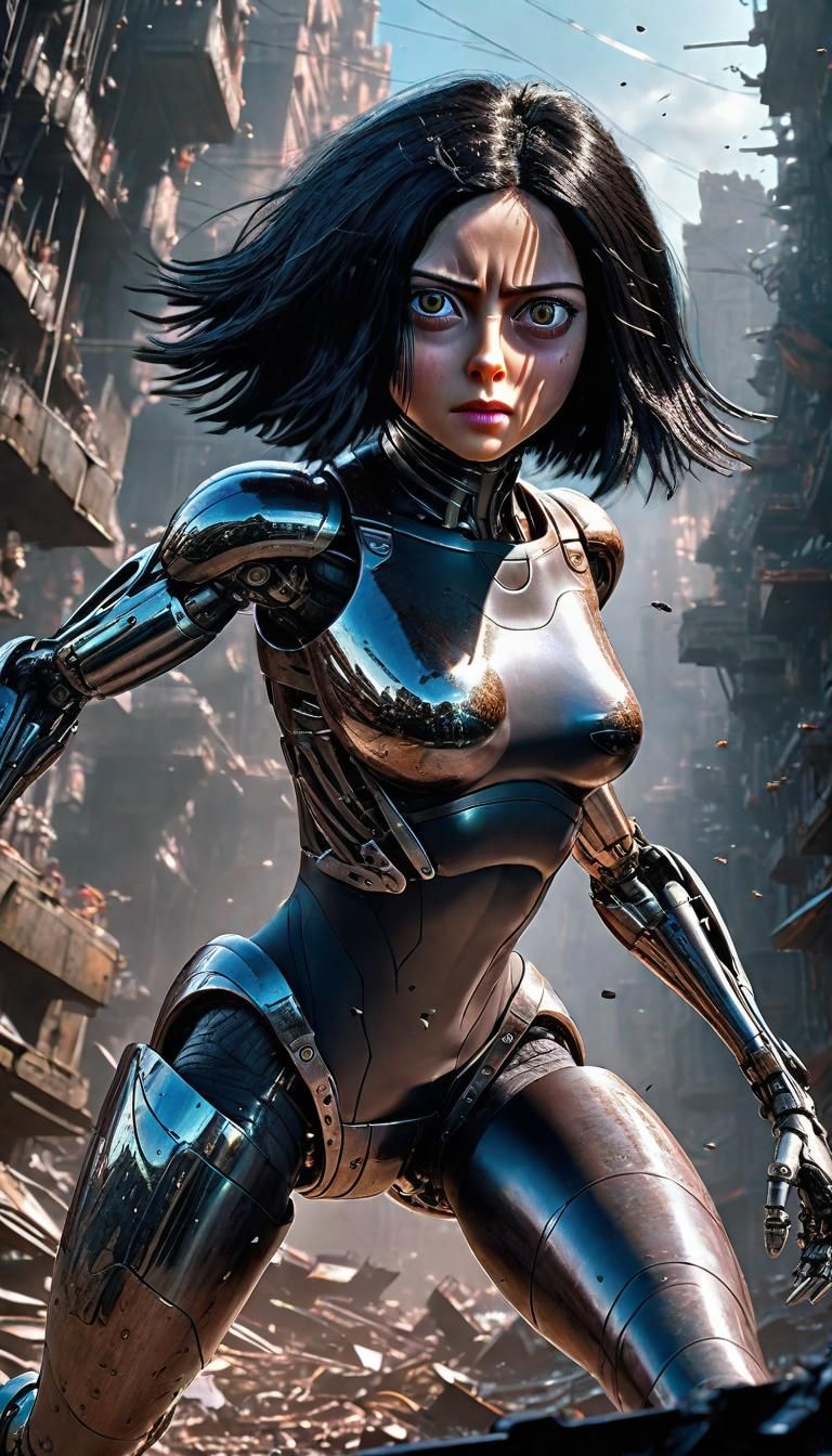 Alita from Battle Angel.
