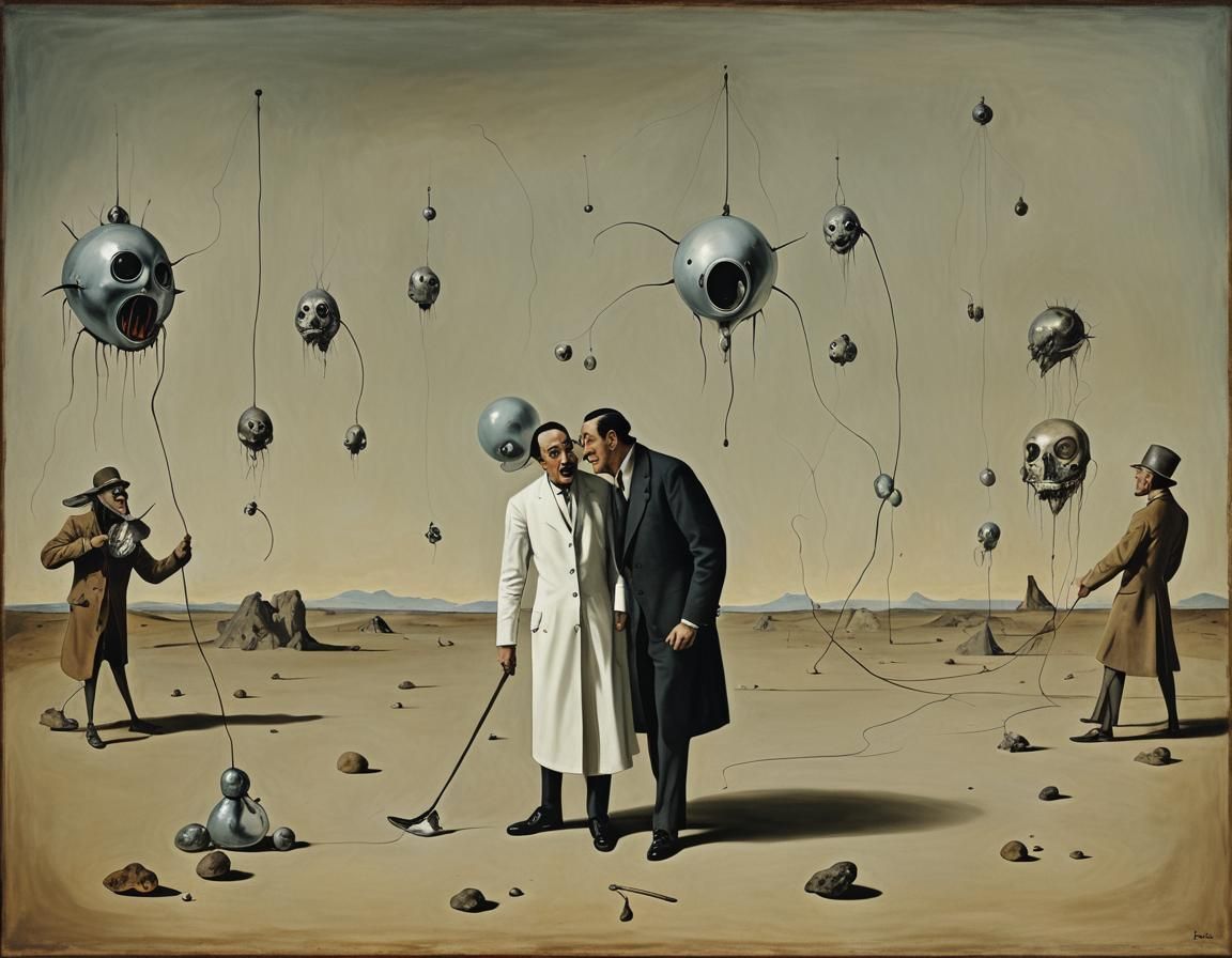 Surreal Hysteria: A Minimalist and Dramatic Vision