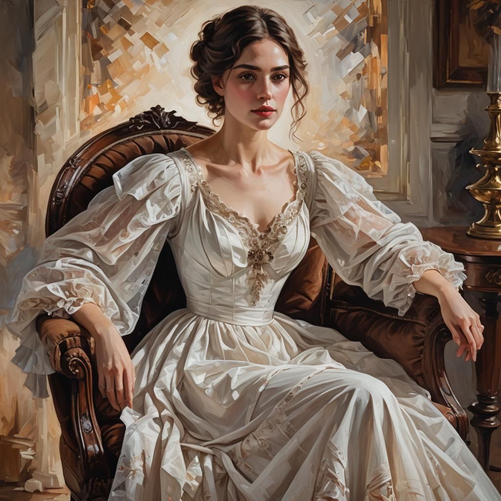 Regency Era Portrait of a Beautiful Woman