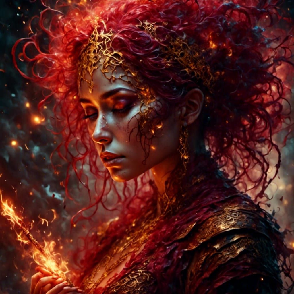 Cinder Emberforge, D&D Character Art