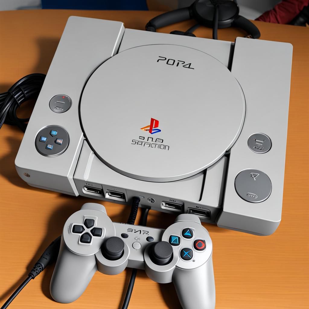 Futuristic Play Station 10 Gaming Console