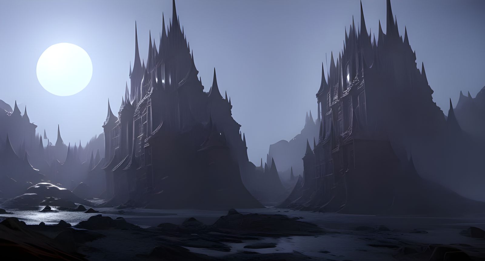 Hero of Unknown World: Dark Fantasy Concept Art