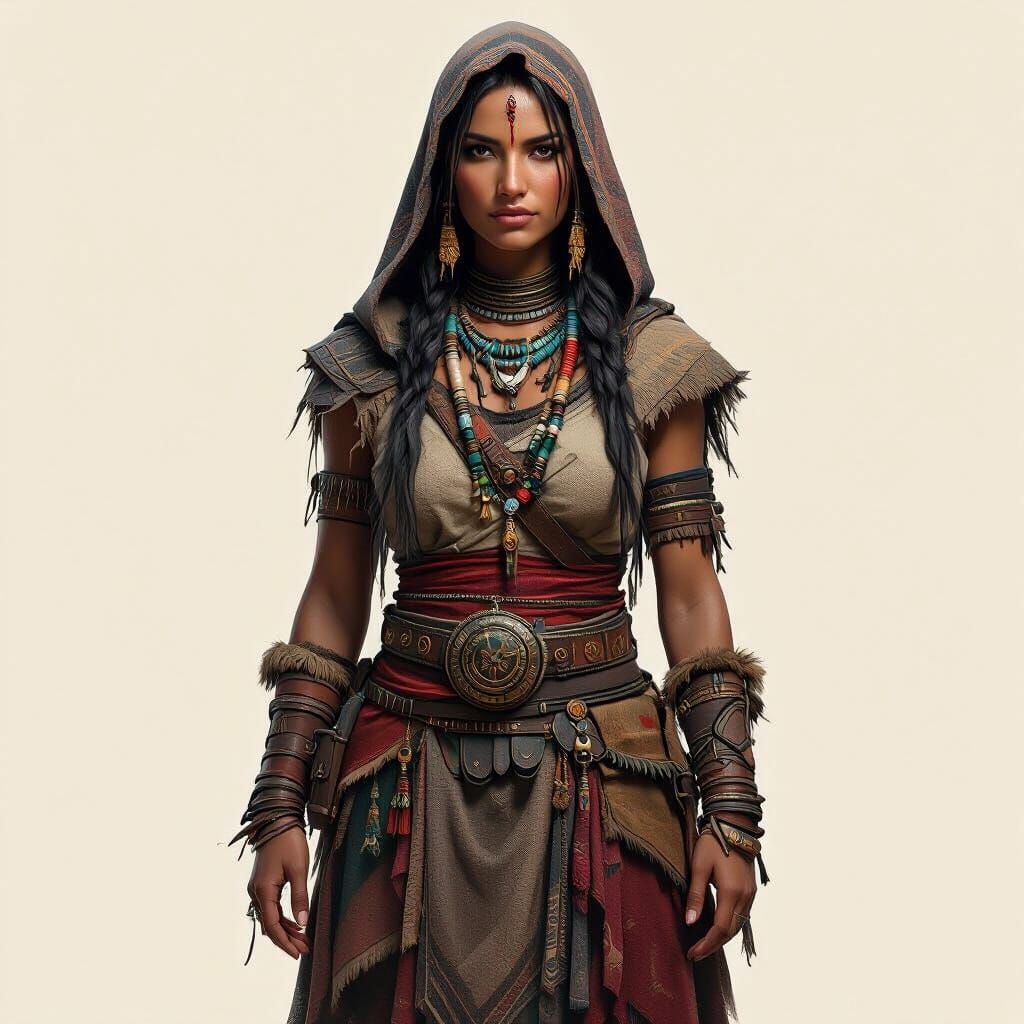 Loxodon Nomad in Fantastical Matte Painting Style