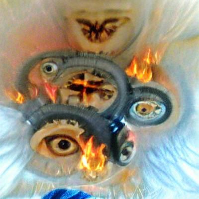 Biblical Angel Seraphim: Wheels of Fire