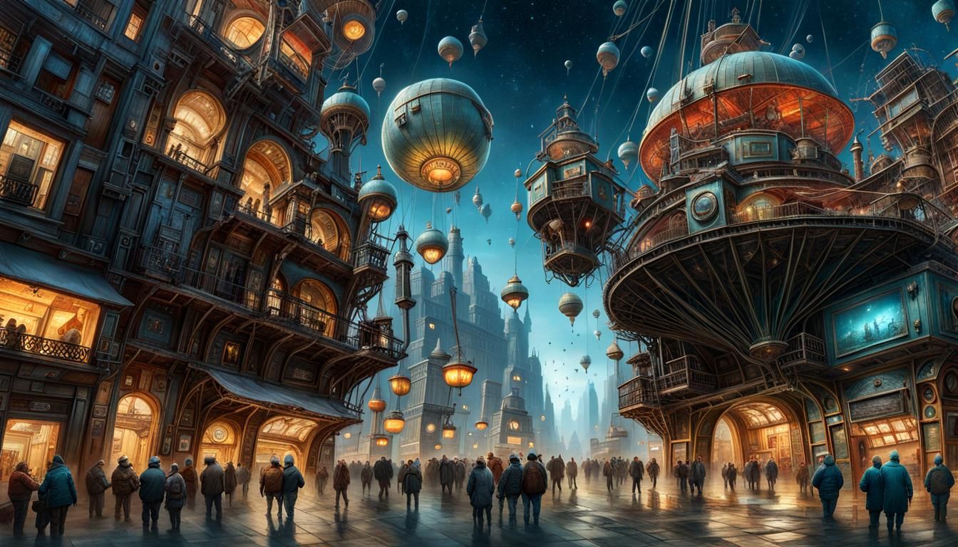 1980s Sci-Fi Movie Scene