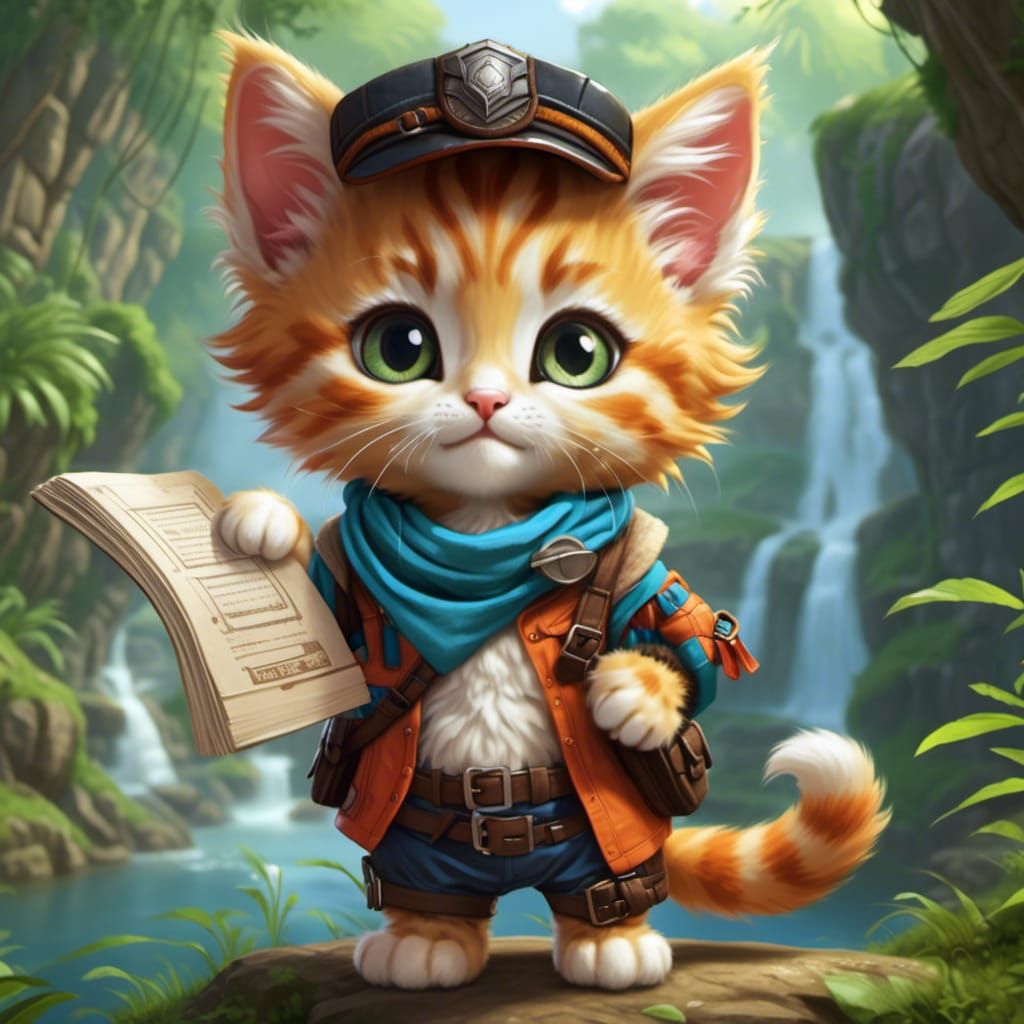 Anthropomorphic Kitten Amazon Travel Guide