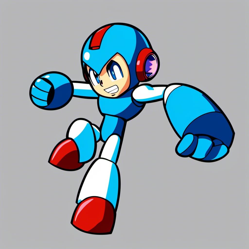 Mega Man AI Image