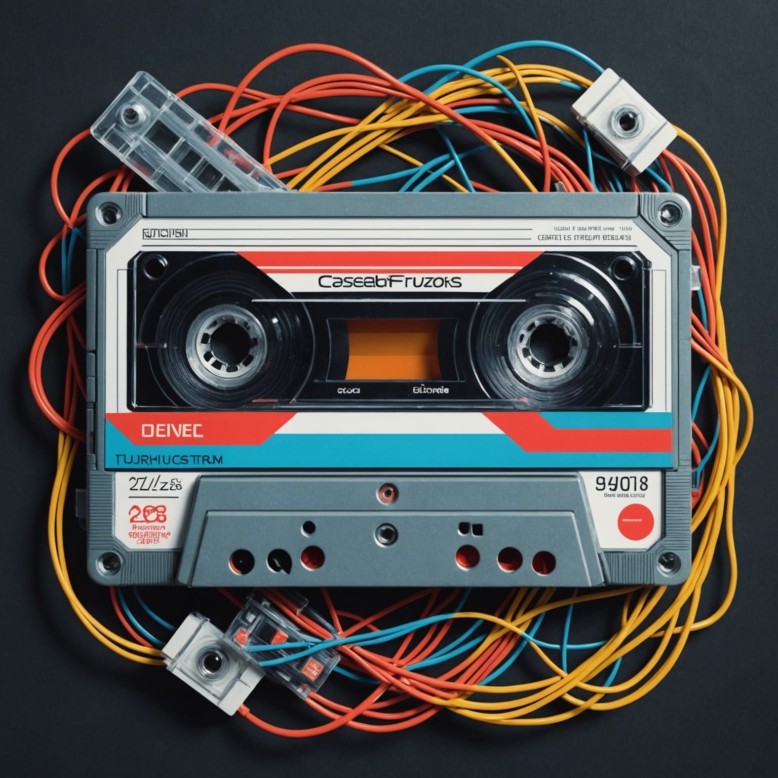 Cassette Futurism Inspired AI Art