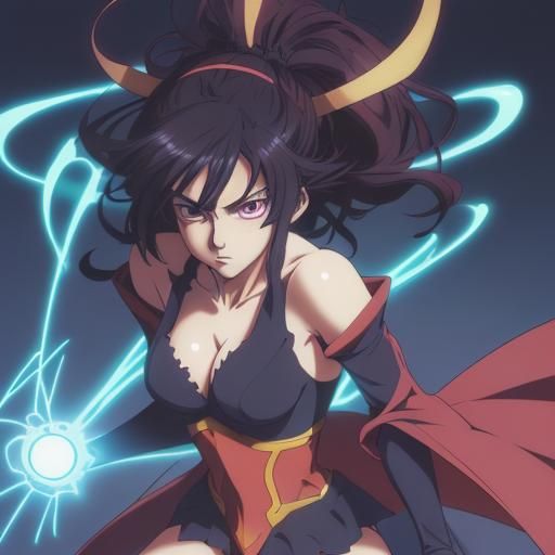 Colorful Spheres in Anime Manga Style