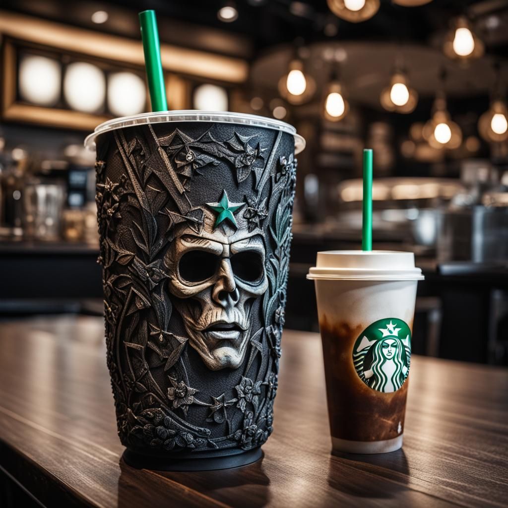Gene Simmons' Starbucks Fashion Line: Hyperrealistic HDR Ima...