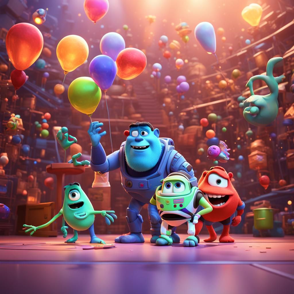 Pixar-Style 3D Art: Connection