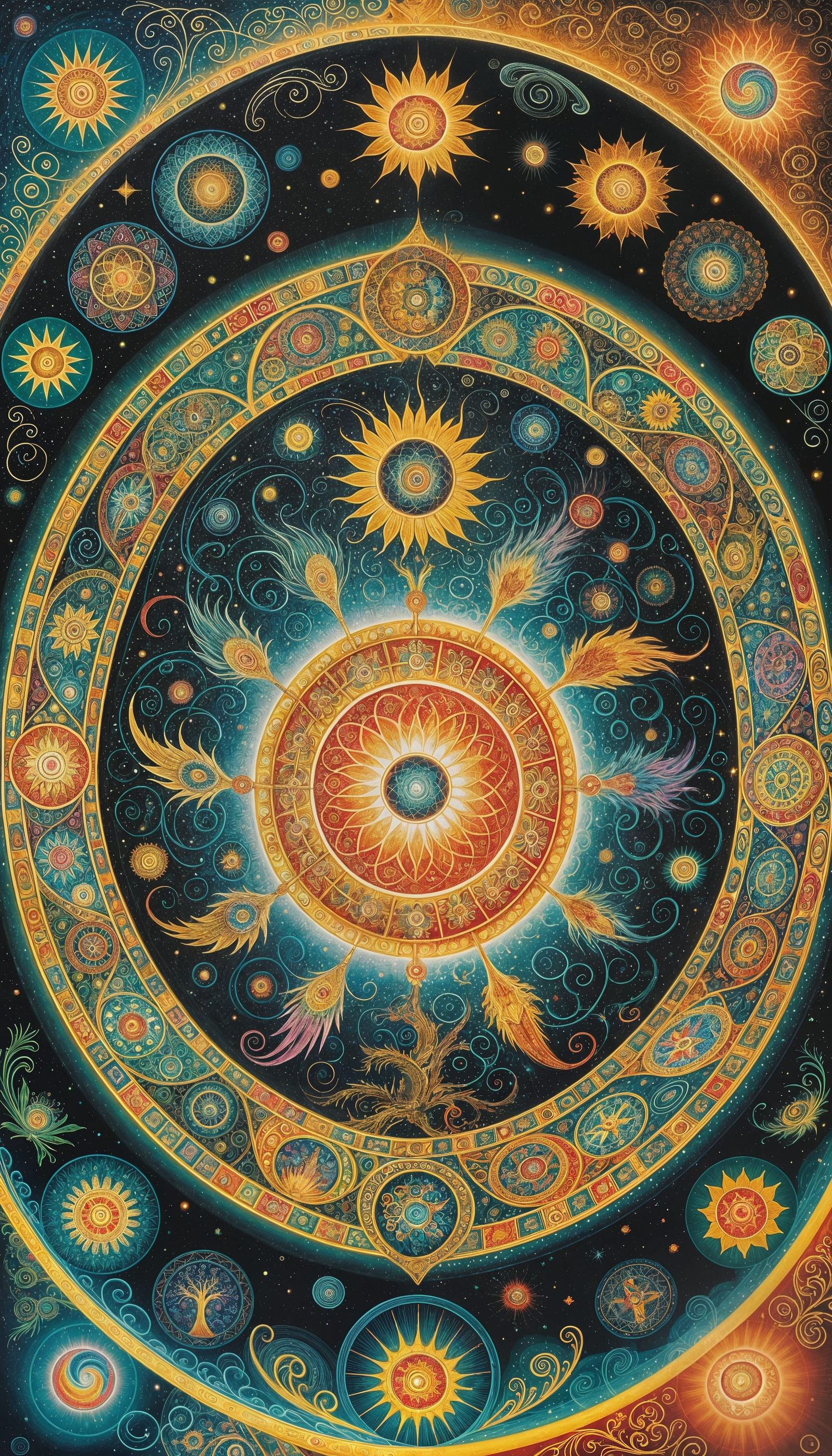 Multidimensional Reality Revealed in a Radiant Vortex