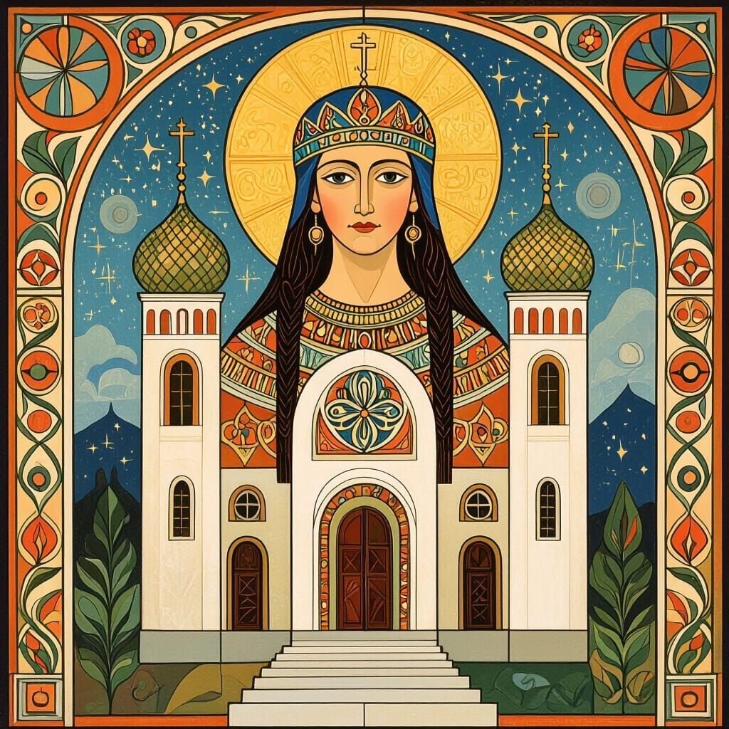Saint Olha of Kyiv: Architectural Theosophical Art