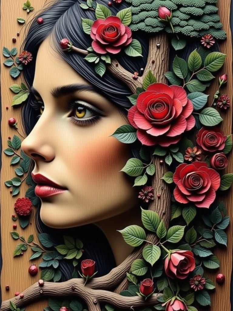 Surreal Artwork Unites Human and Nature in a Gaze