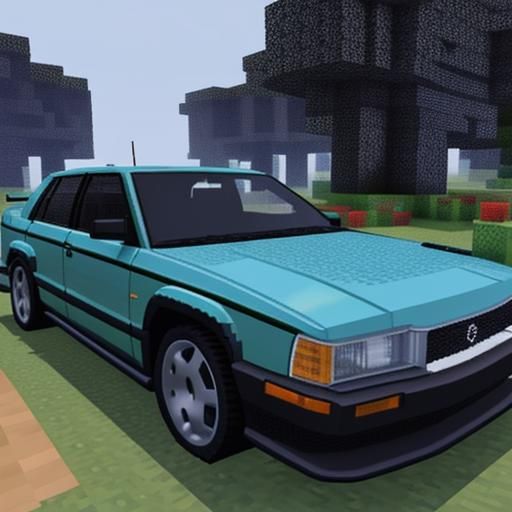 Minecraft Car: Blocky Vehicle in Game Style