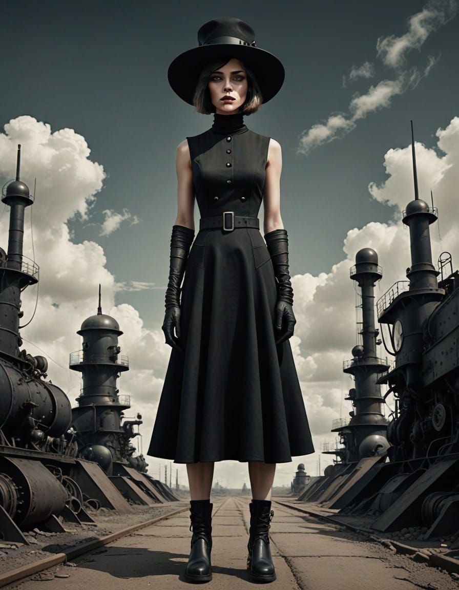 Girl from the North Country in Dieselpunk Style