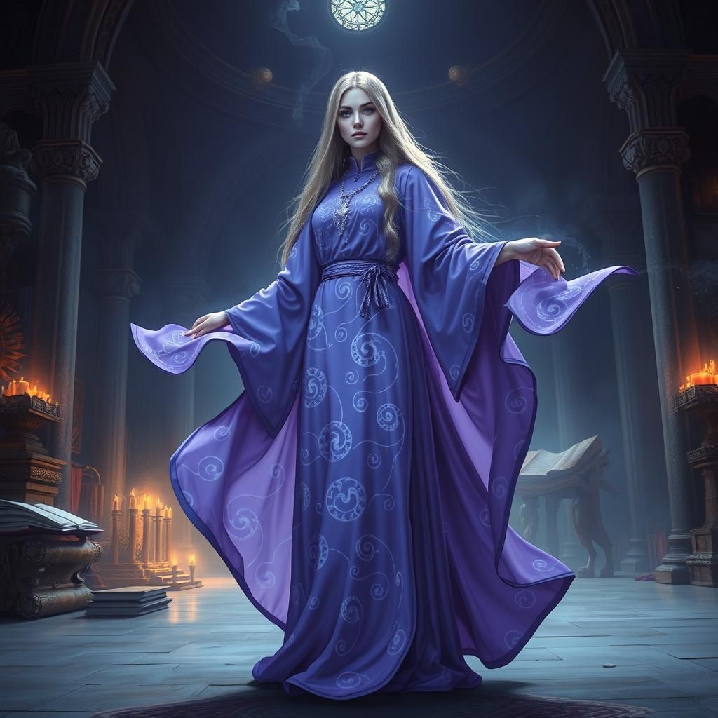 Elspeth the Mystic in Violet Robes