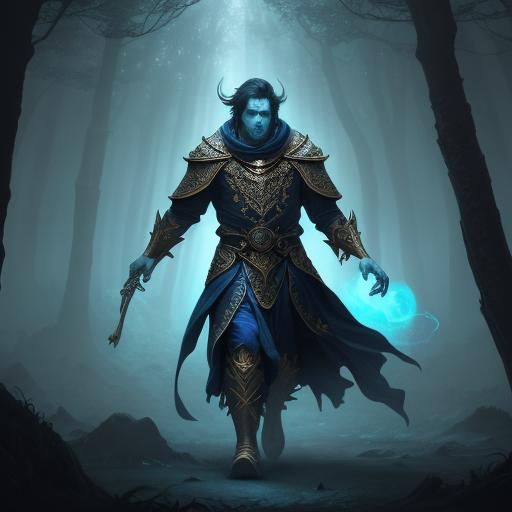 Messi in Surreal Fantasy Football Art