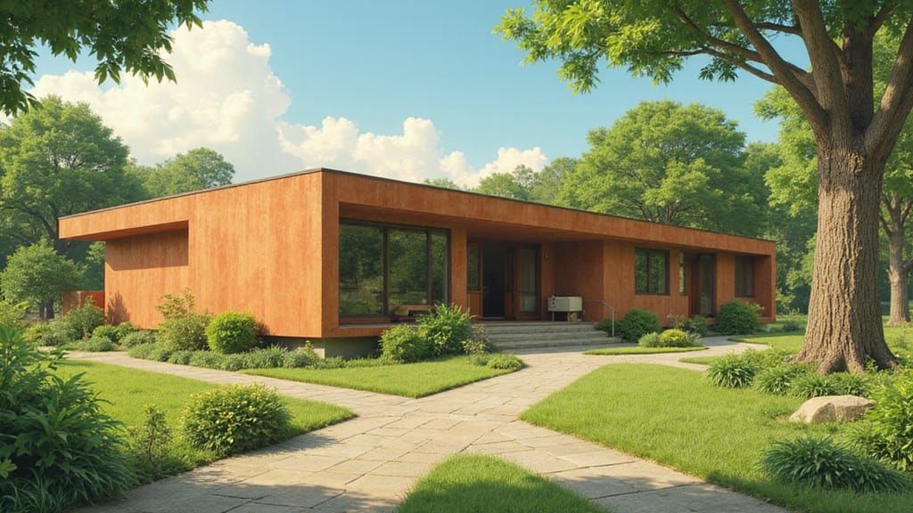 Whimsical Dreamhouse Blending Modernity and Nature in Studio...