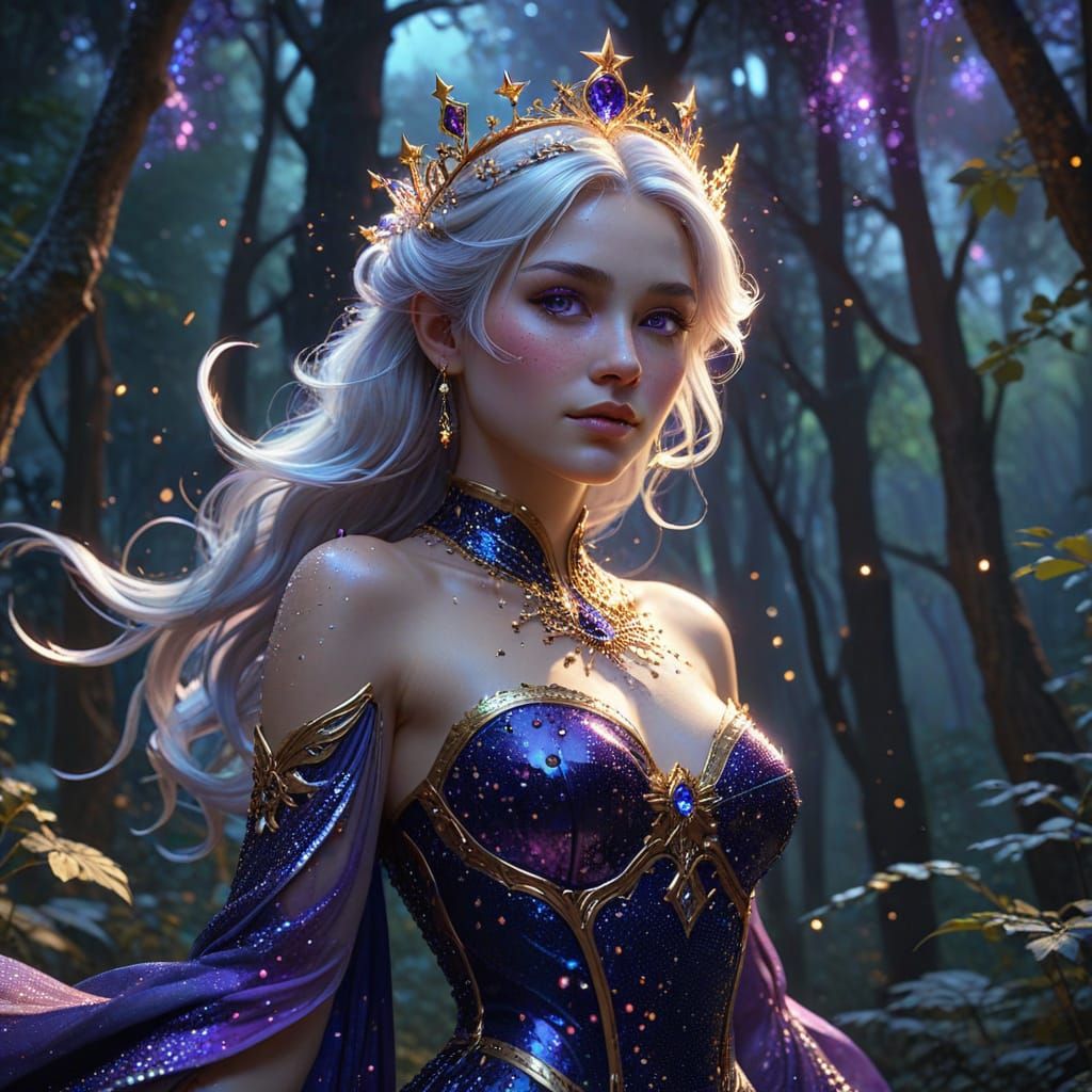 Majestic Star Fairy Princess in Regal Attire