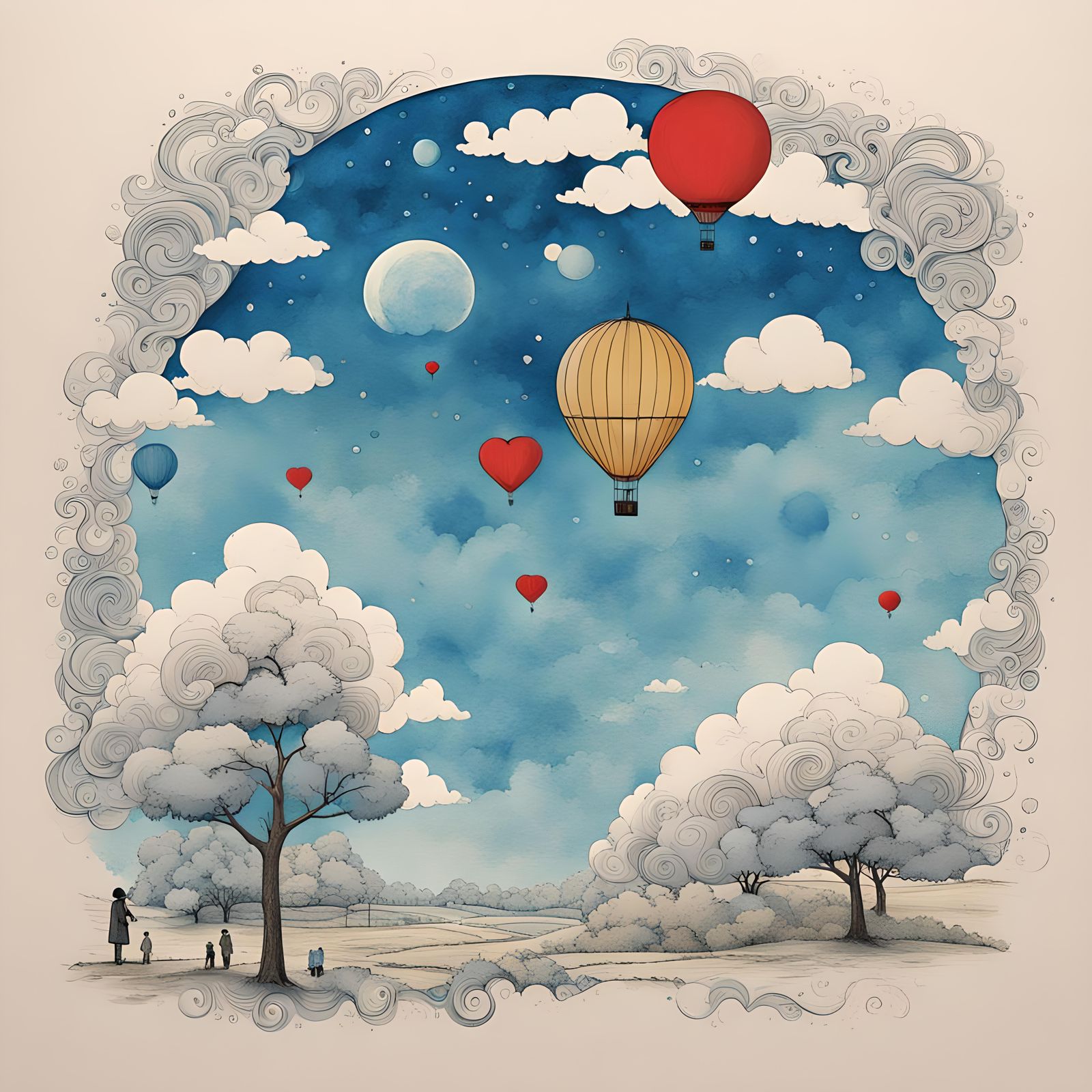 Surreal Abstract Art Inspired by The Beatles