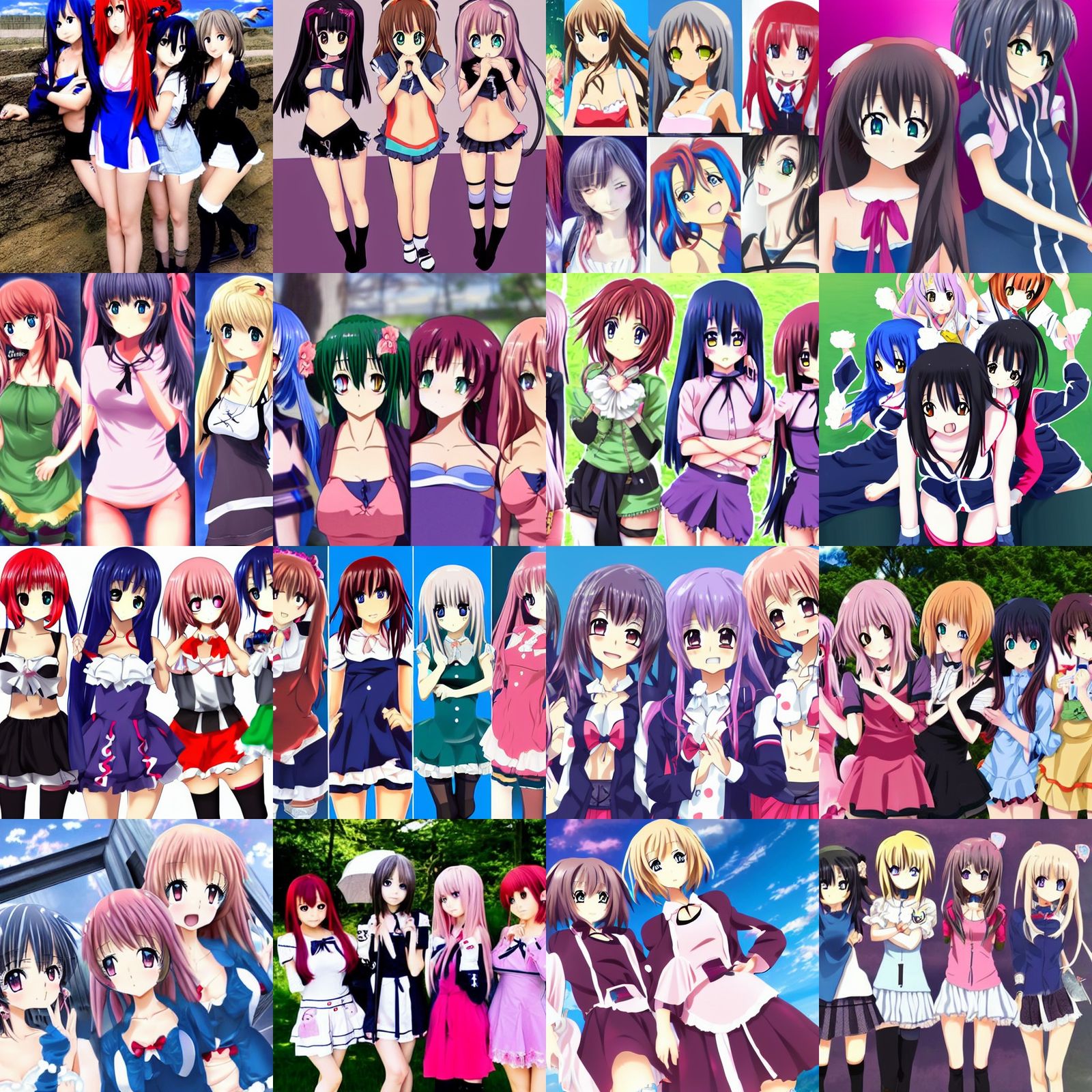 Anime Girls Digital Art