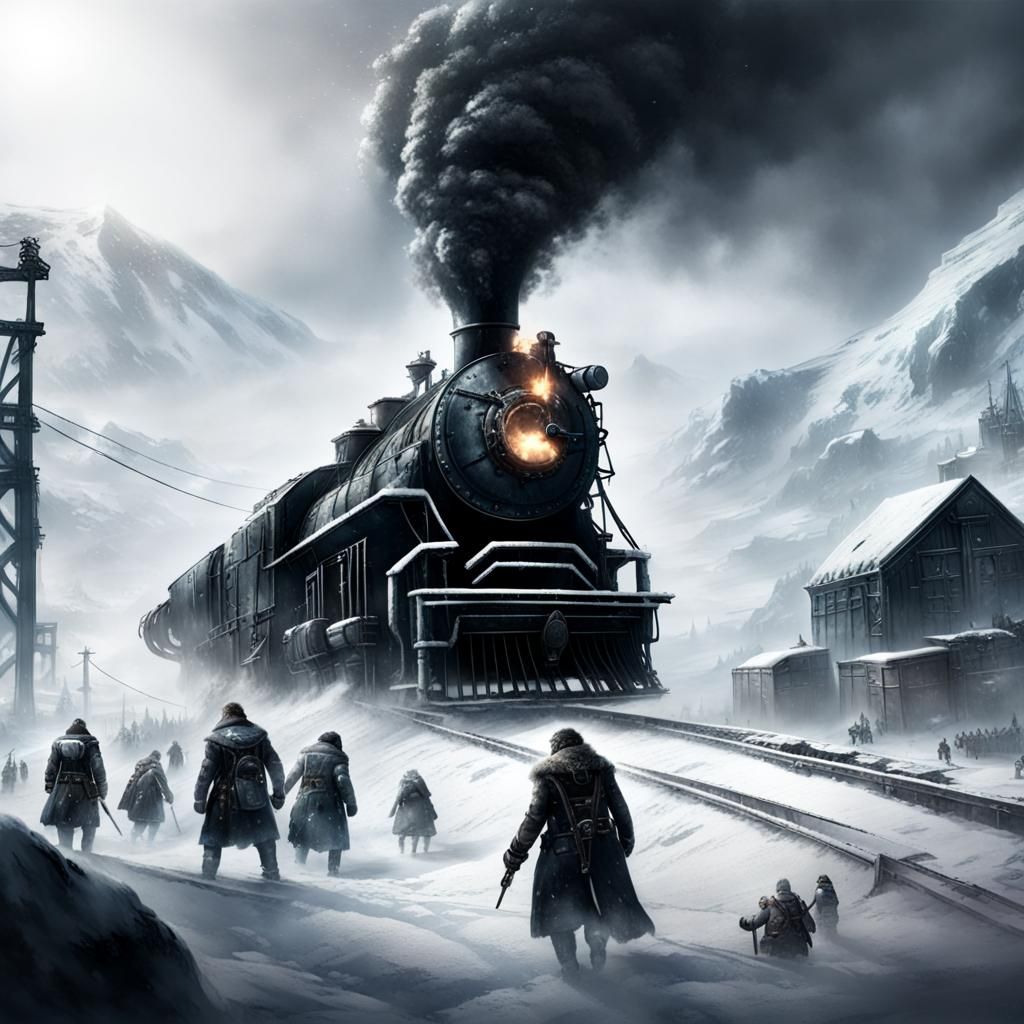 Frostpunk Inspired Winter Landscape