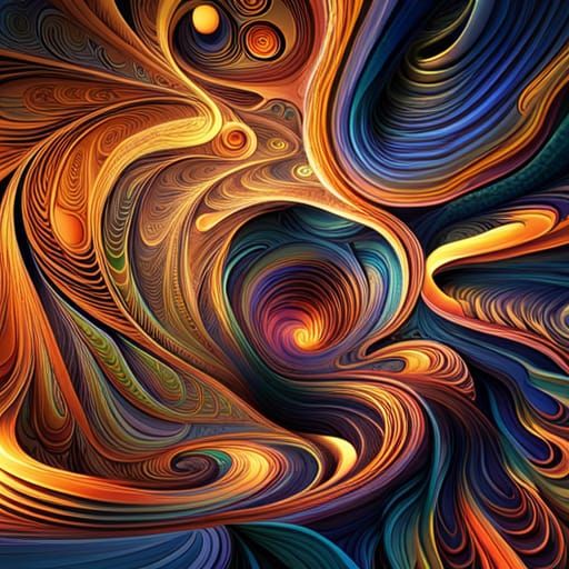 Abstract Music: Melting Notes in Trippy Design