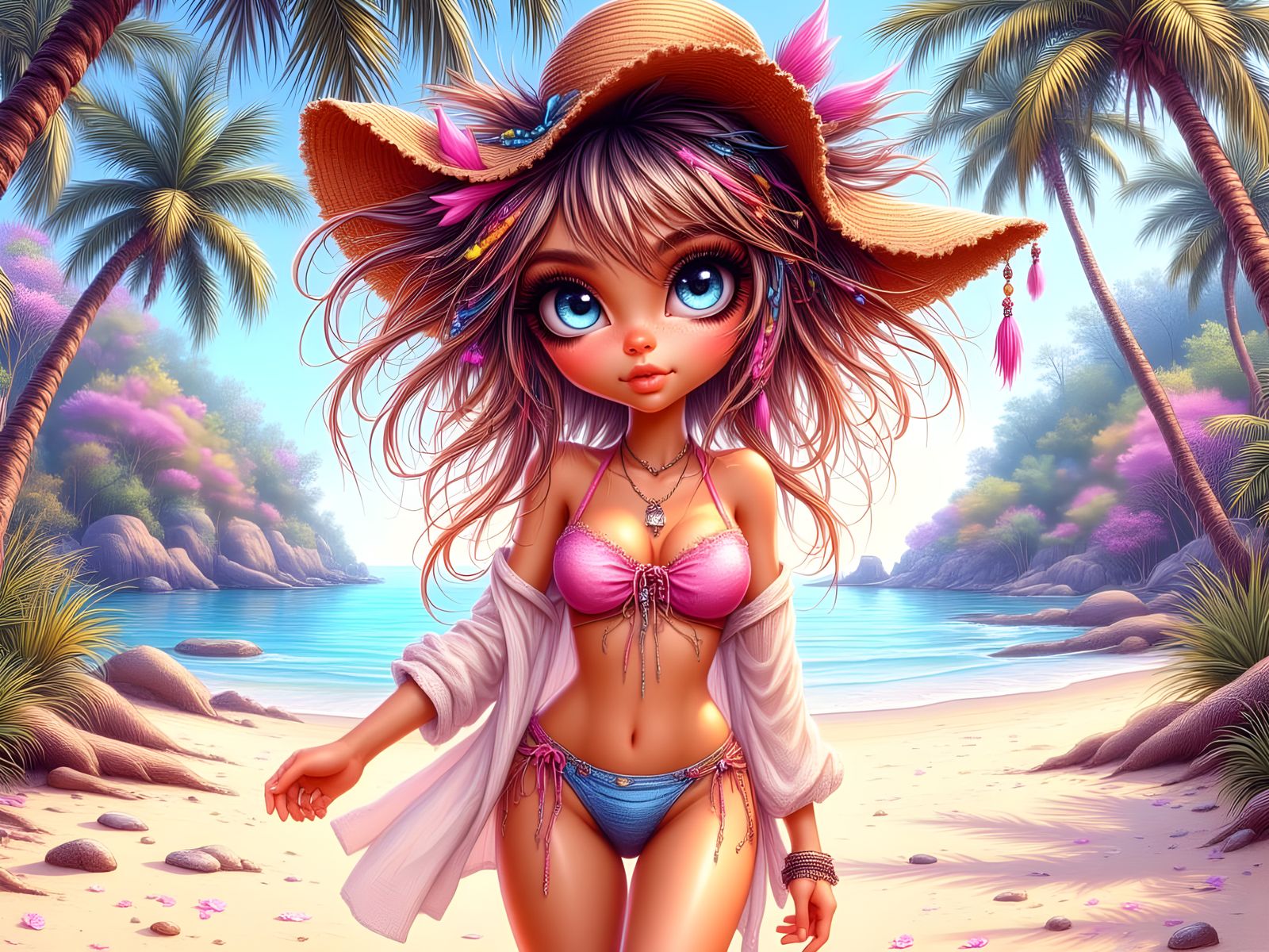 Chibi Beach Babe 53