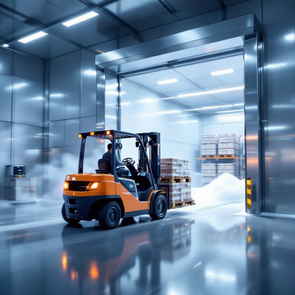 State-of-the-Art Cold Storage Hub in Industrial Style