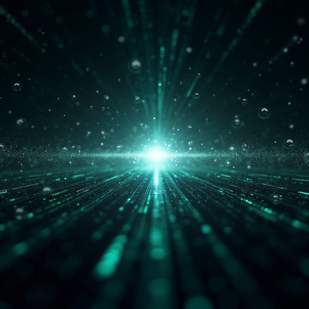 Futuristic Quantum Computing Data Analysis with Light Waves