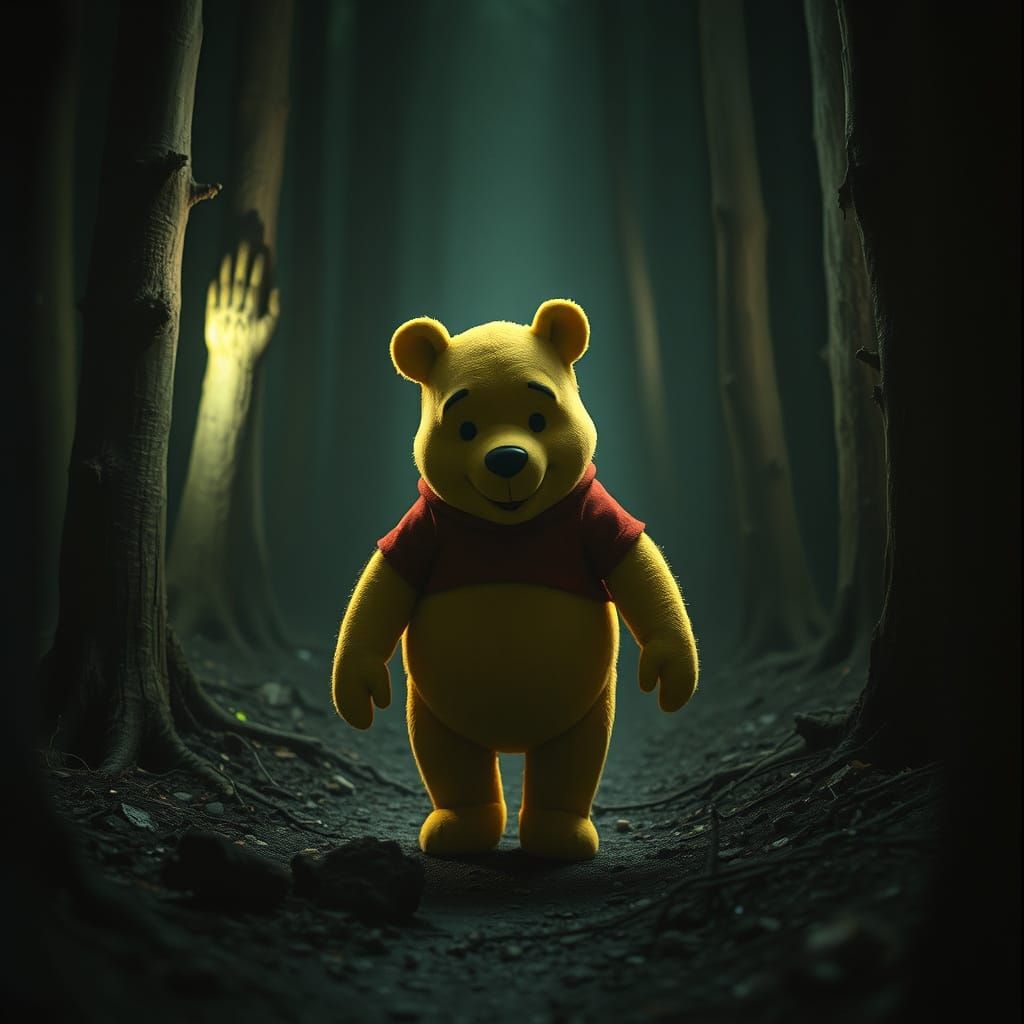 Eldritch Horror Winnie the Pooh in Dark Forest