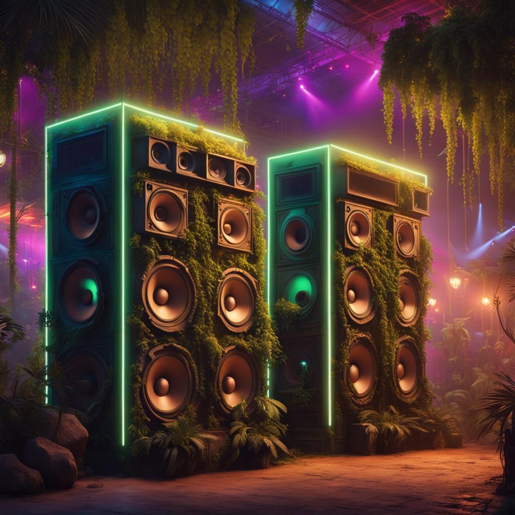 Goddesses Dancing at Jungle Festival in Photorealistic 8K