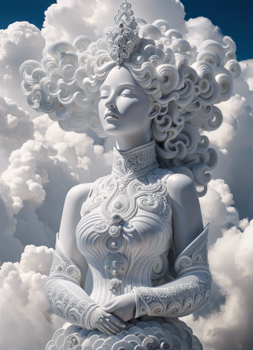 Goddess of Clouds Made of Clouds
