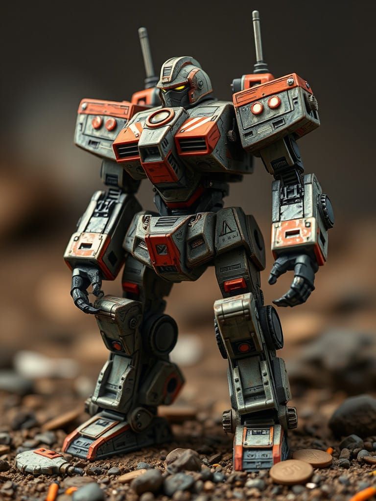 Tiny Robots Repairing Cybernetic War Machine