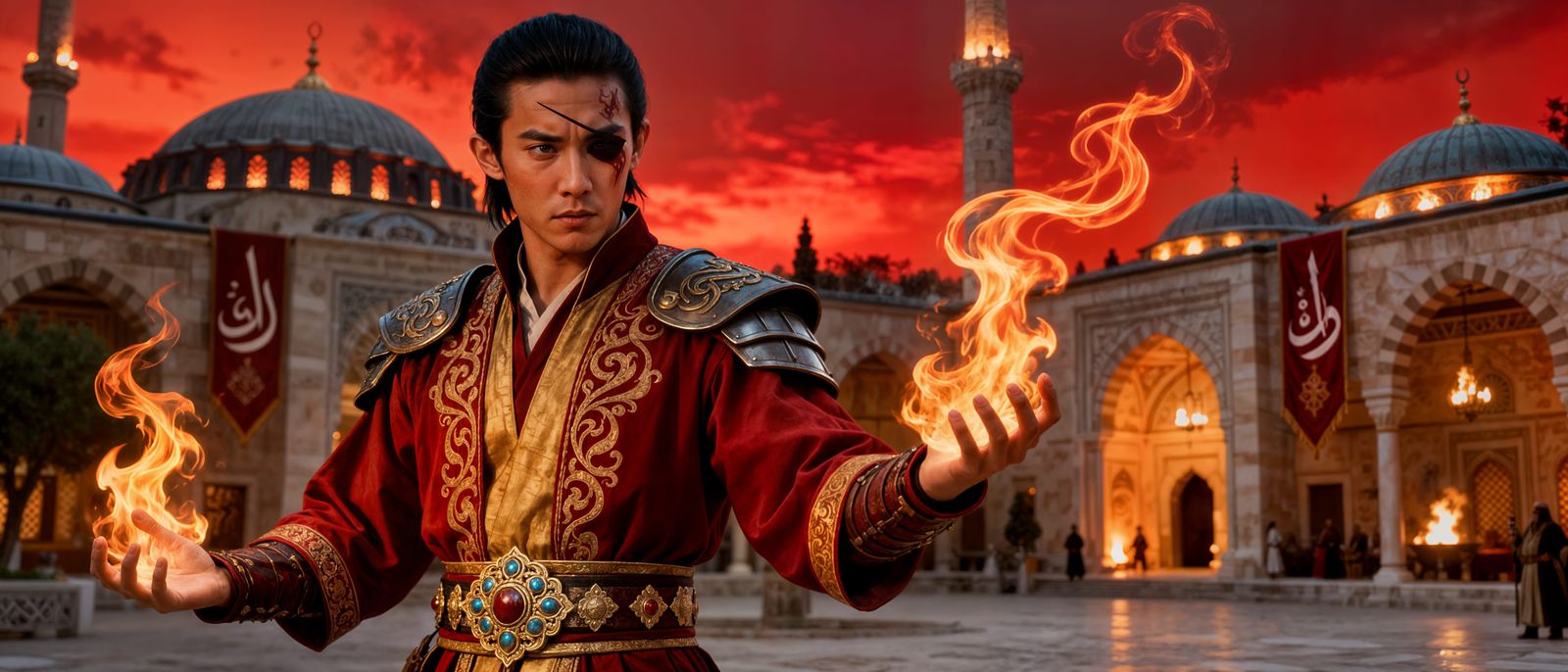 Prince Zuko from Avatar: The Last Airbender in Ottoman