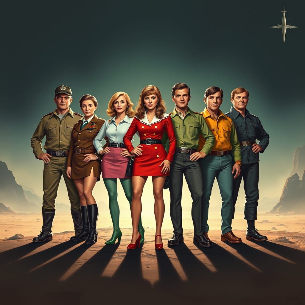 Seven Heroes from Land of the Giants Stand United in Retro-F...