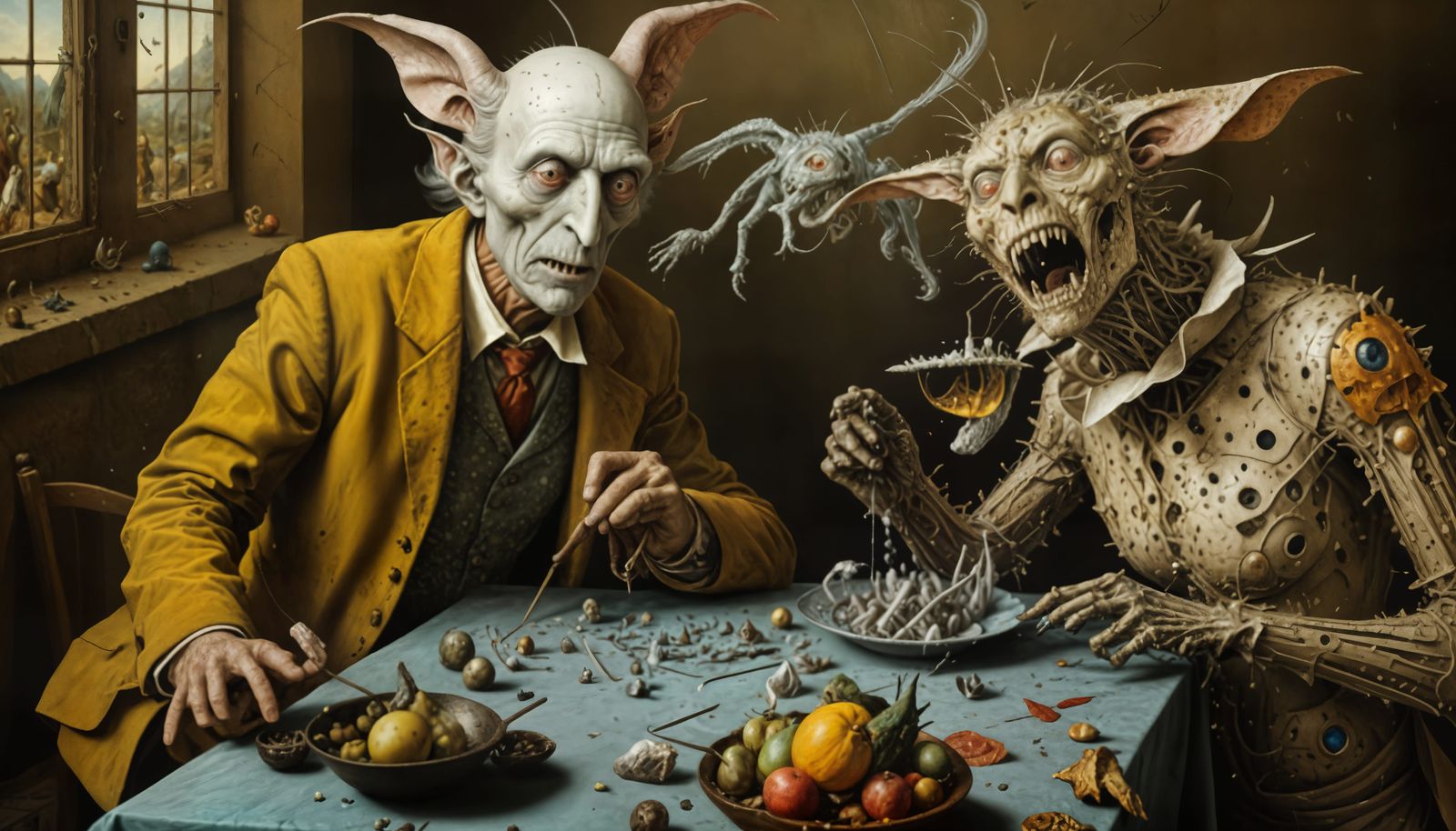 She reacts badly to having a medical drone, hovering in her face. Imagine that...