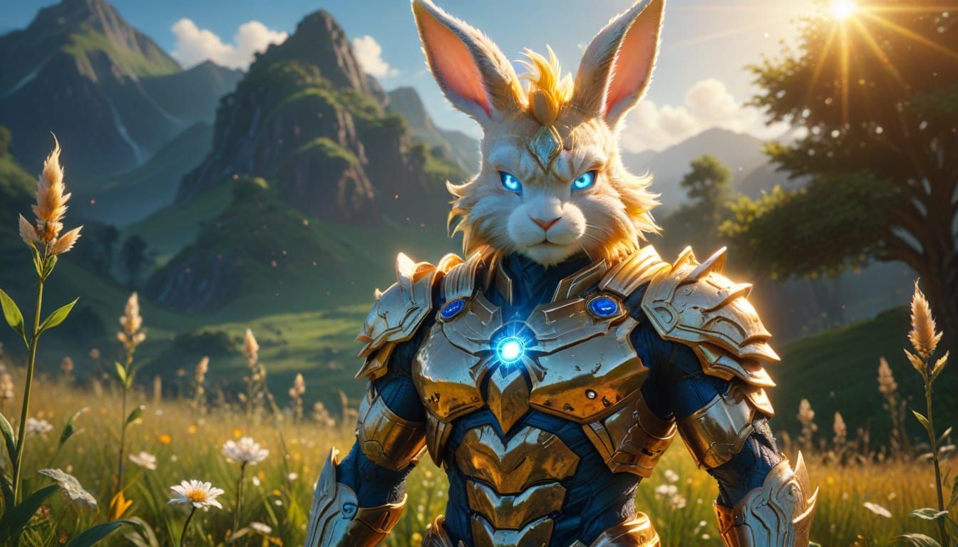 I dream of isekai, super saiyen bunny paladin