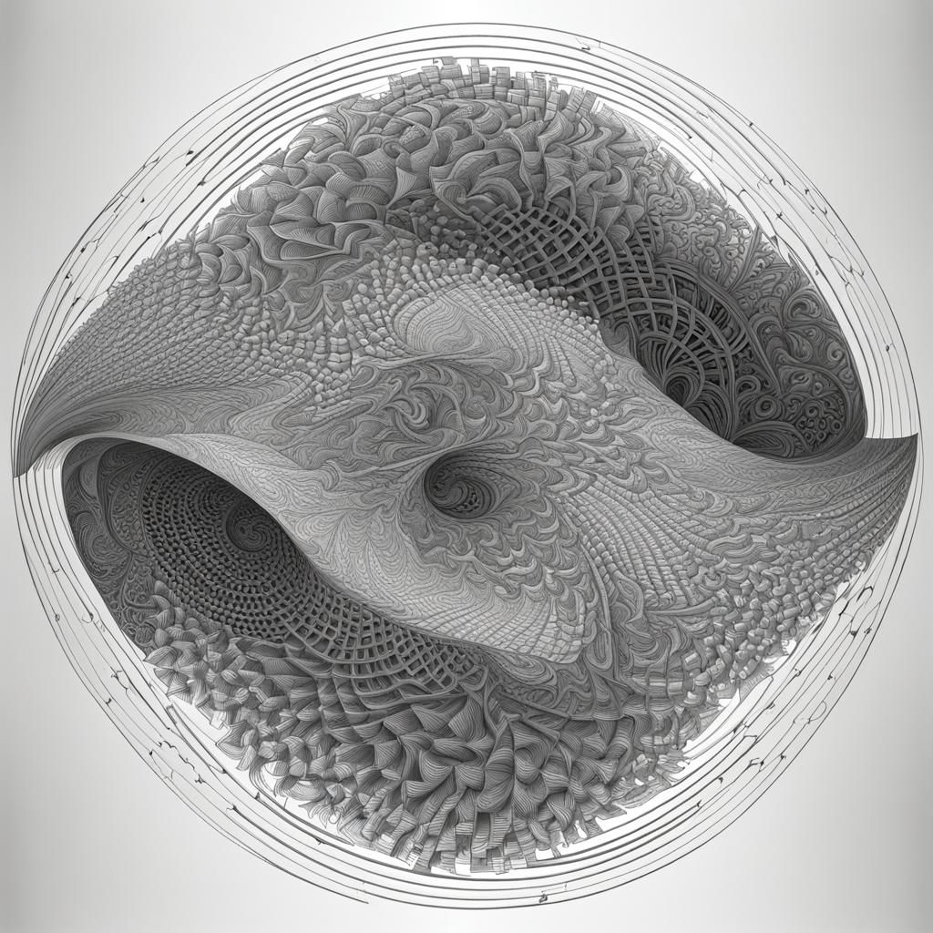 Abstract Psychology with Vector Fractals and 3D Shading