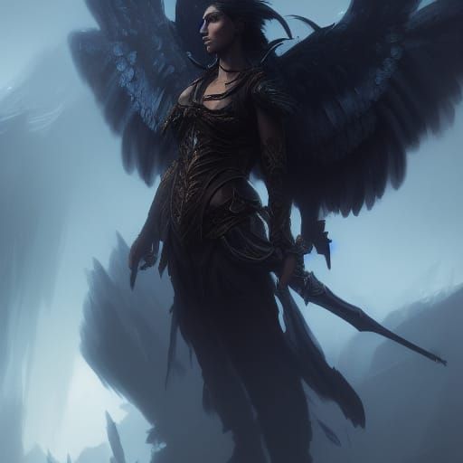 Dark Angel in Flames: A Dark Fantasy Masterpiece