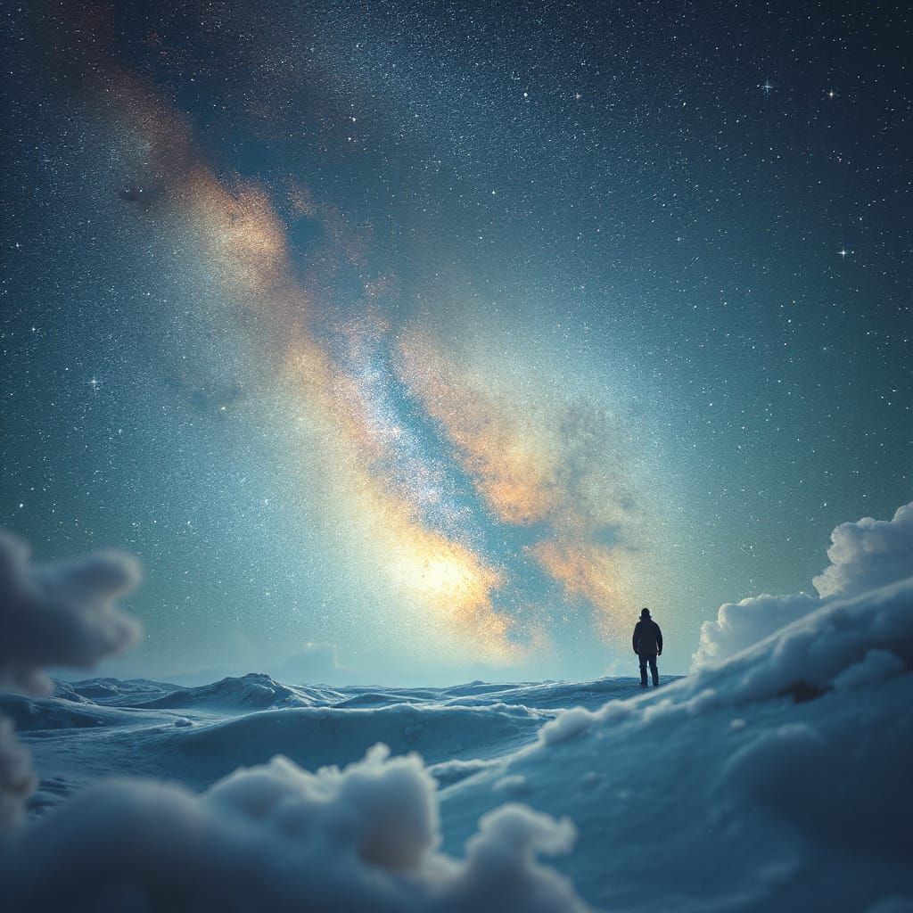 Epic Starry Sky with Pisces Constellation