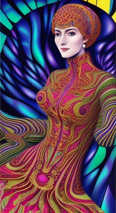 Detailed Portrait in Webcomic Manga Style