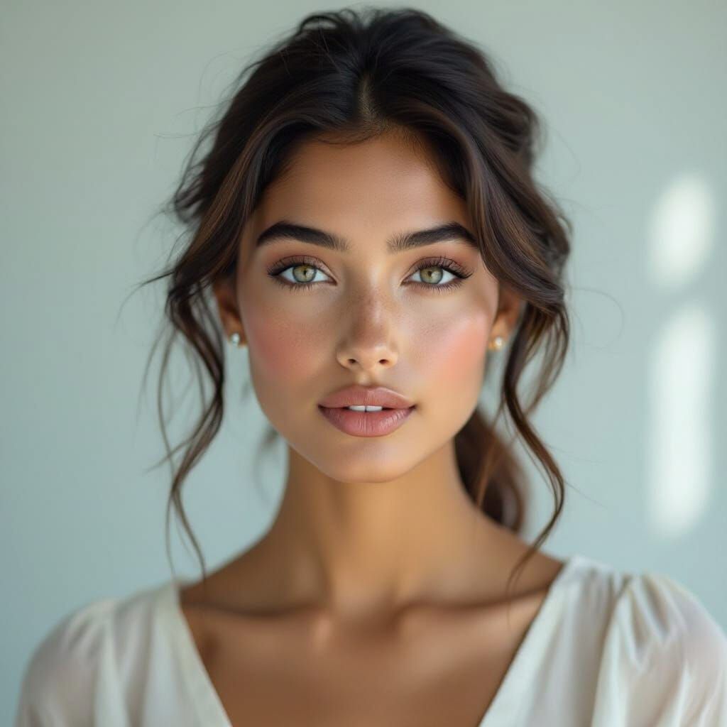 Mixed Heritage Woman in Natural Daylight