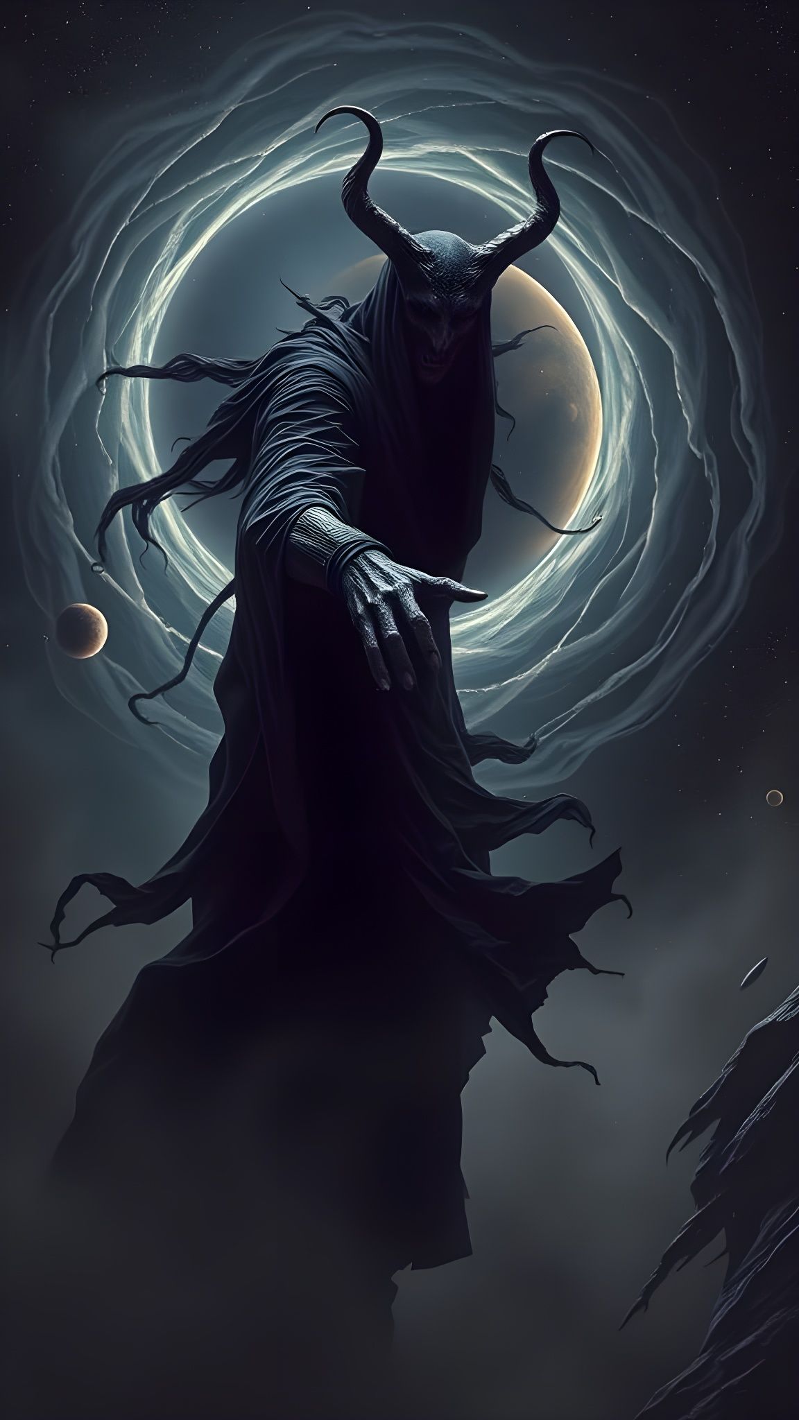 Epic Horror in Space: A Demon's Descent from the Black Hole