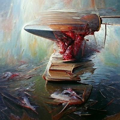 Words That Kill: Oil Painting