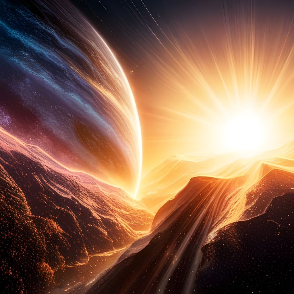 DMT Universe Visualization in Hyperrealistic Style