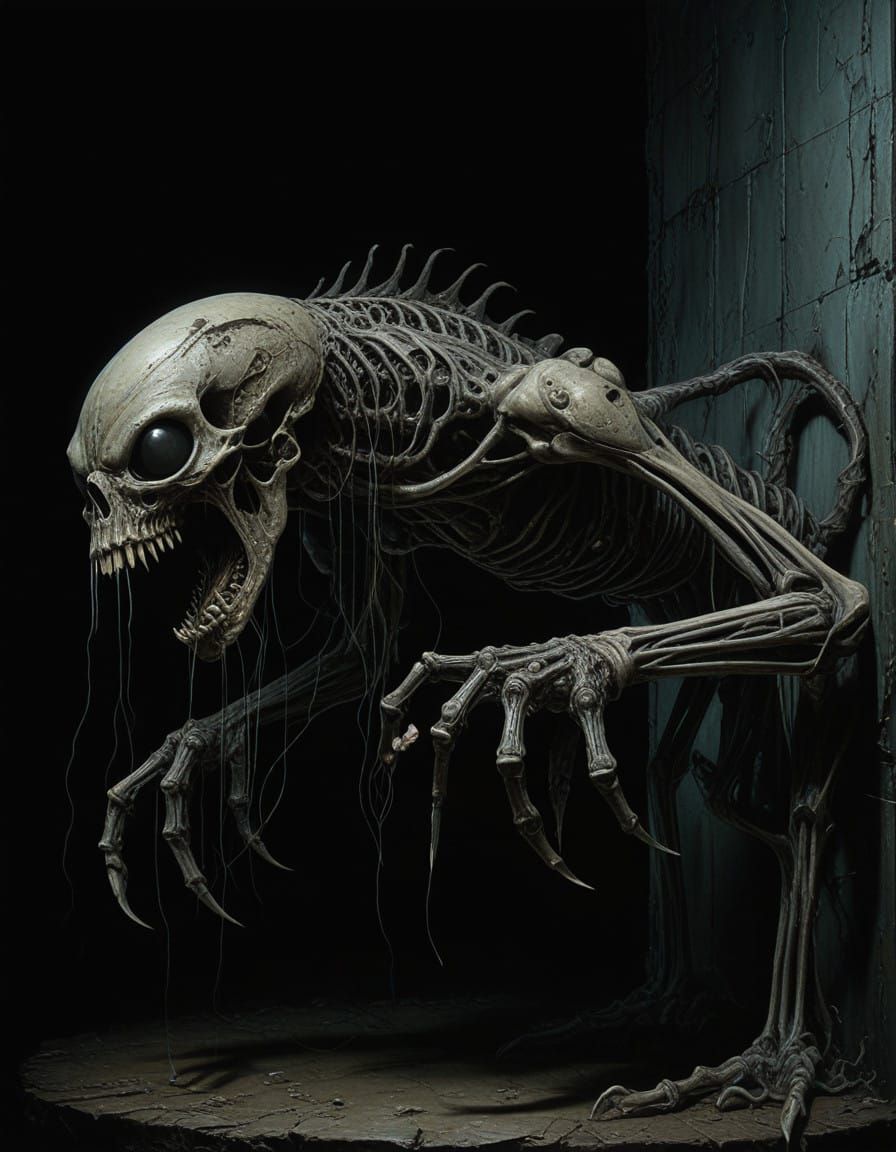 Sinister, One-Eyed Alien Hand Charges Forward