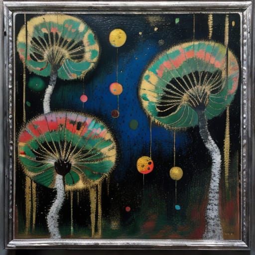 Surreal Beauty in Photorealistic Oil Painting Style